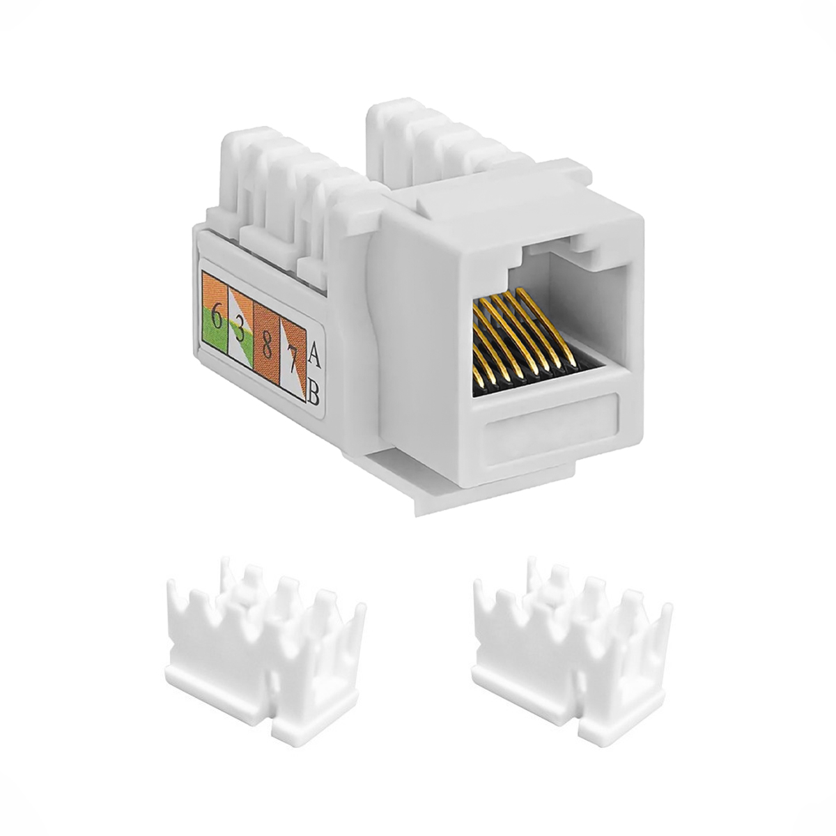 Conector Tomada Fêmea Keystone Rede De Internet RJ45 Cat5e - A Mais Top